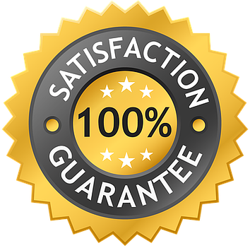 100% satisfaction guaranteed